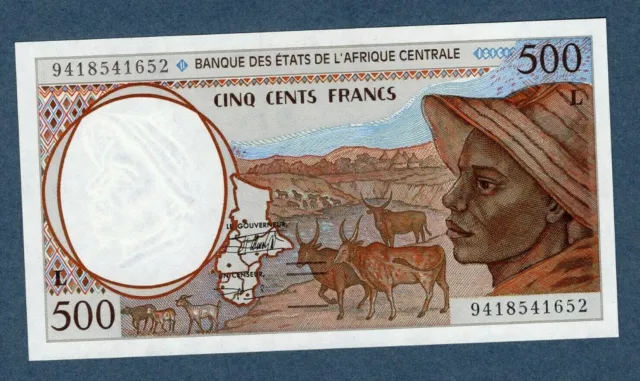 1994 500 Francs Banque Des Etats De L'afrique Centrale UNC