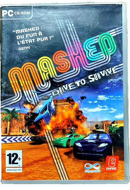 Jeu Xbox Mashed Drive To Survive - Complet PAL Français - Bon État
