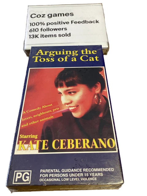 Arguing The Toss Of A Cat Kate Ceberano 1987 Film Brand New Sealed Vhs Video