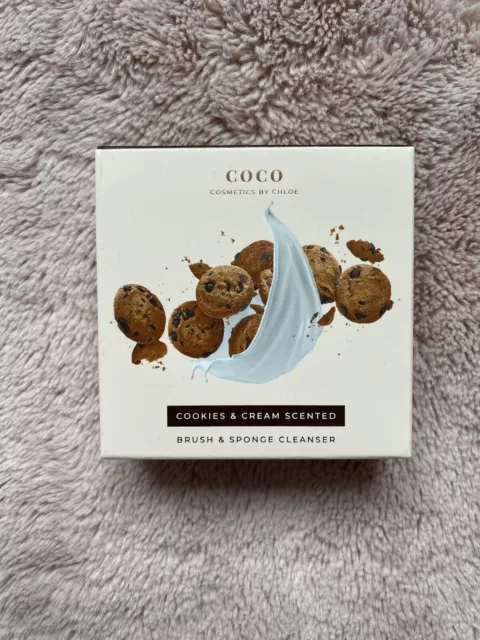 Coco Cosmetics By Chloe Cookies And Cream Scented Brush And Sponge Soap