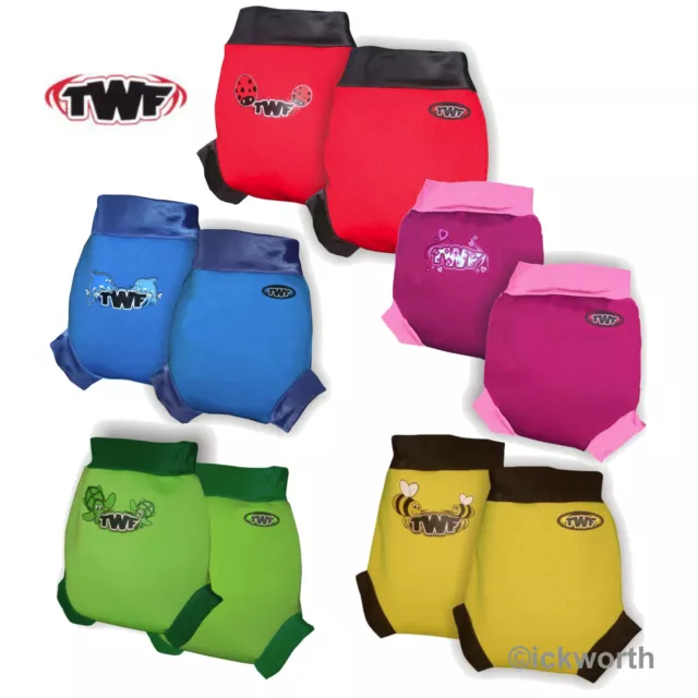 TWF Swim Nappy - Baby and Toddler Neoprene Reusable Nappies Swimming Costume