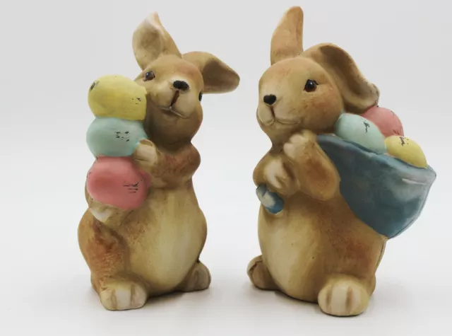 Pasqua Coniglio di Decorazione 3 Uova IN Mano,Sacchetto Set Coppie Coniglietto