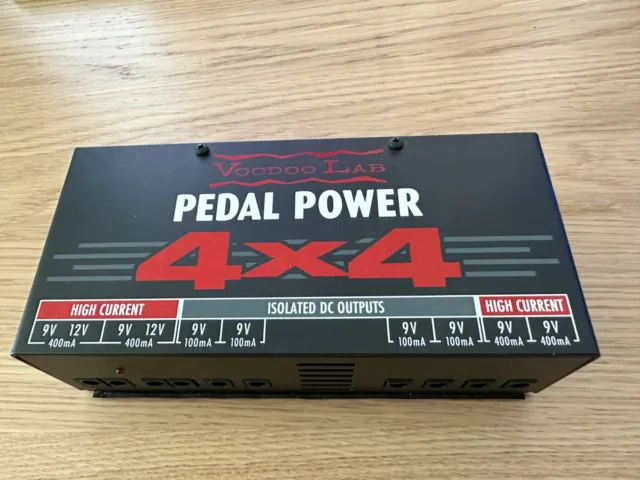 Voodoo Lab Pedal Power 4x4 High Powered Effects FX Pedal Power Supply