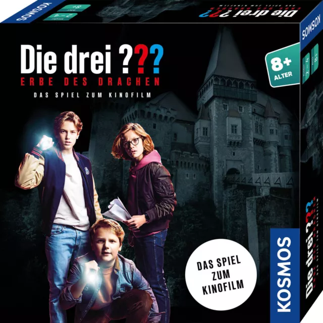 KOSMOS Die drei ??? Erbe des Drachen Spiel zum Film Brettspiel Mehrfarbig