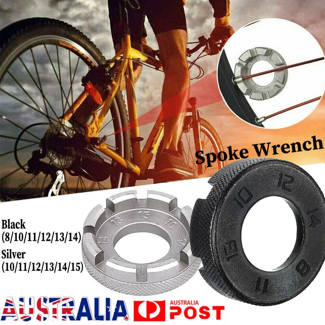 Ptiysta Bicycle Spoke Wrench Tool, Hardened Steel 6-in-1