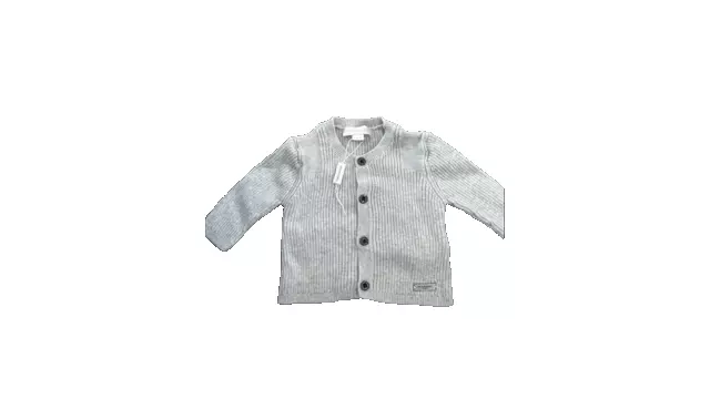 Maglione cardigan Burberry 0-3 mesi lana grigio bambino ottime condizioni