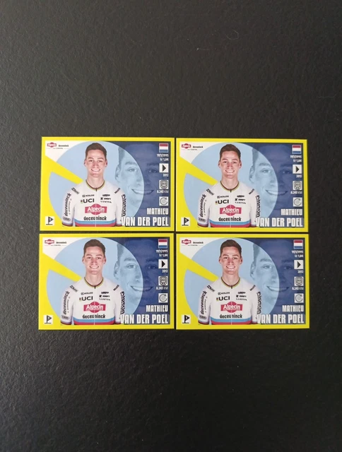 Autocollant Panini Mathieu Van Der Poel - Tour De France 2024 Cyclisme - Carte N°34