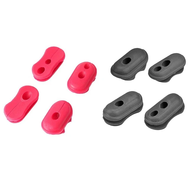 4pcs Silicone Sleeve Black/Red Good Accessory Brand New High Performance