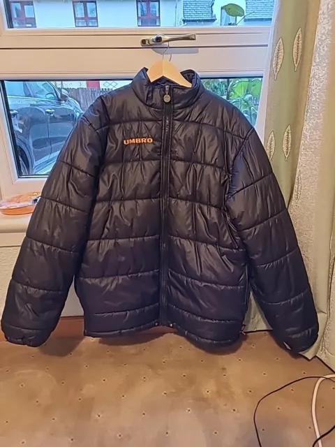 Umbro long hotsell down jacket