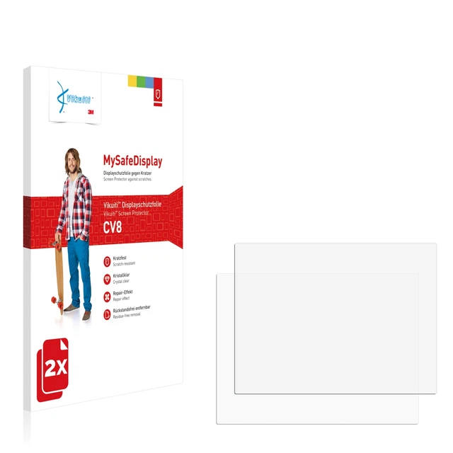 2x Vikuiti Film Protection CV8 de 3M pour Midland XTC-400 Lentille (Caisse)