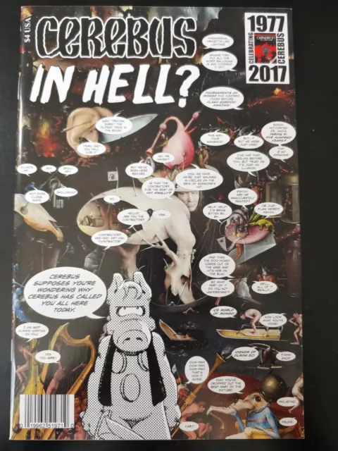 ⭐️ Death of CEREBUS in HELL #0 (2016 AARDVARK-VANAHEIM Comics) VF Book