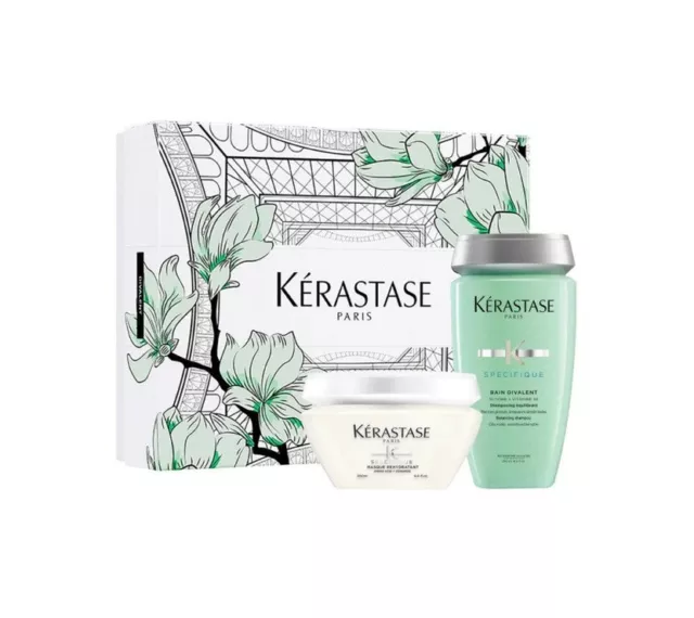 Coffret SPECIFIQUE Printemps Shampooing 250 ml Masque 200 ml Kérastas