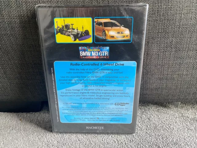 Hachette BMW M3 GTR Radio Control Car DVD Brand New Sealed 2