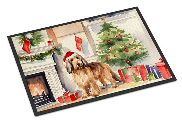 Otterhound Cozy Christmas Indoor or Outdoor Mat 18x27 DAC2718MAT