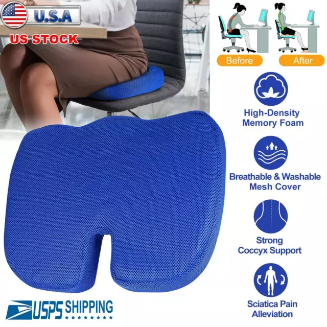 Peace Nest Indoor Memory Foam Seat Cushion for Office Chair