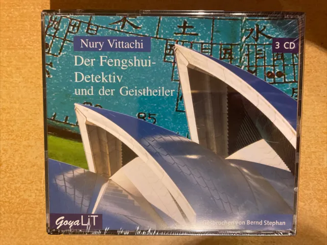 Der Fengshui-Detektiv und der Geistheiler - Nury Vittachi  - 3 CDs - OVP!!!