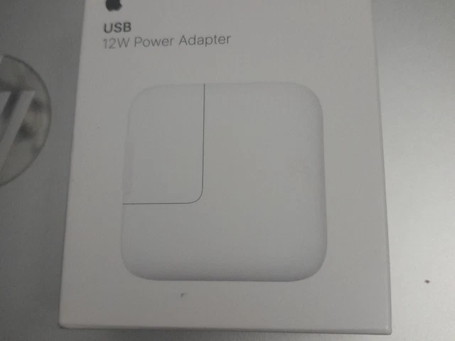 Apple 12W USB Power Adapter - iPad & iPhone Charger, Type A Wall Charge