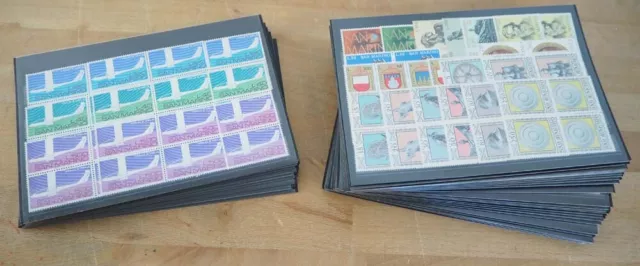 1974 San Marino; 100 komplette Jahrgänge, postfrisch/MNH, MiNr. 1059/82, ME 800
