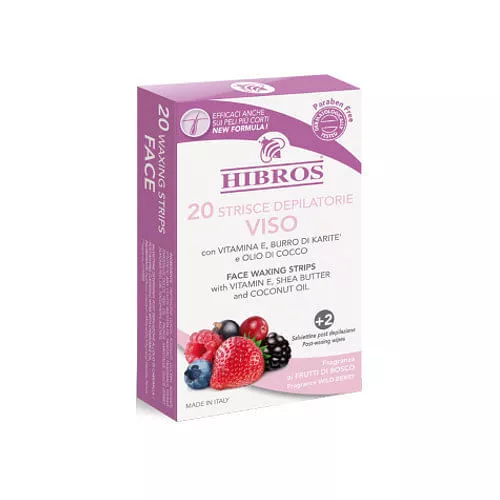 HIBROS Tiras Depilatorias Viso Frutas Bosque Para 20-8001834039008