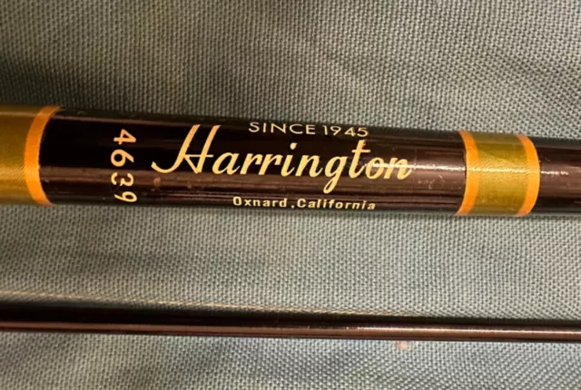 OJ HARRINGTON/HARNELL SPIN Fishing Rod, Oxnard CA. #4639 $100.00 - PicClick