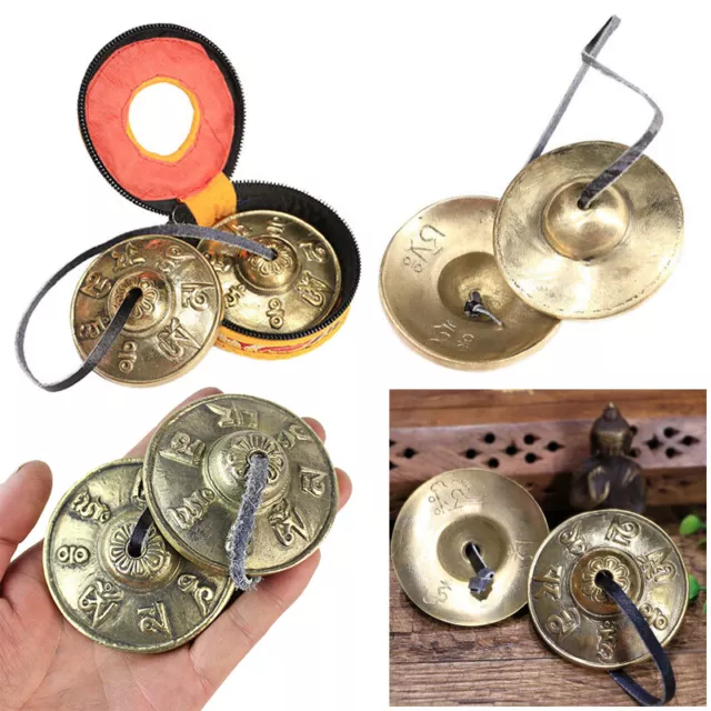 Funny Bell Cymbals Meditation Tibetan Bells Chime Tingsha Yoga Chimes Instrument