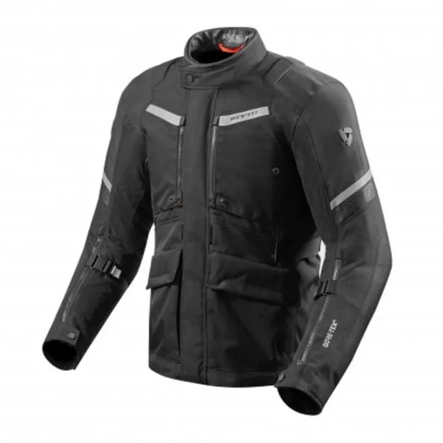 Giacca moto touring Revit Rev'it Neptune 2 goretex nero taglia XL black jacket