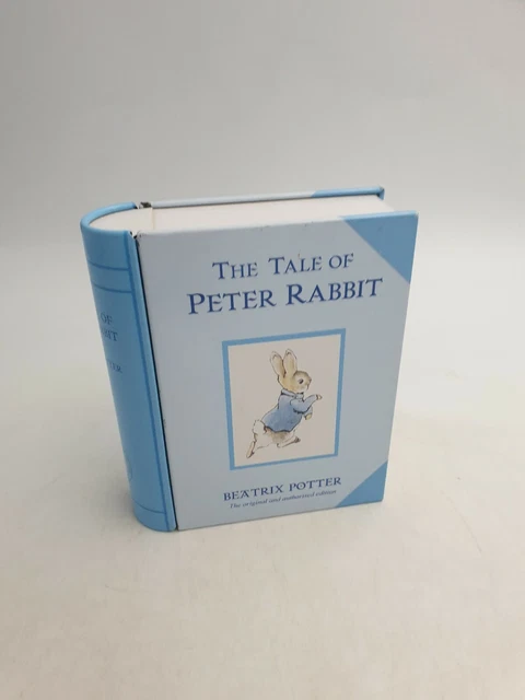 BEATRIX POTTER PETER Tale Of Peter Rabbit Book Shaped Tin Elite Gift ...