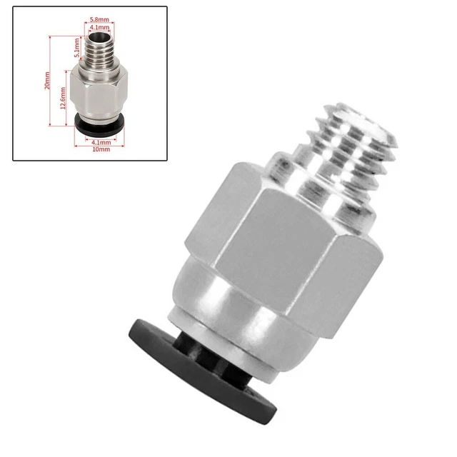 Durable Connecteur de Tuyau Accessoire 4mm Alésage Anti-corrosion Antirouille