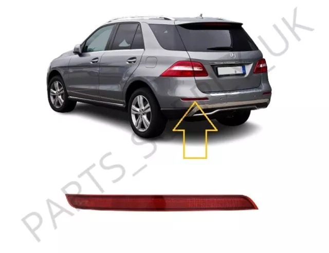 New For Mb Ml W166 11-15, Mb Gle 15-18 Rear Bumper Reflector Left N/S