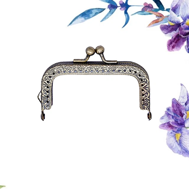 6 .5cm Geldbörse Rahmen Verschlussschloss Brieftaschen Aus Metall