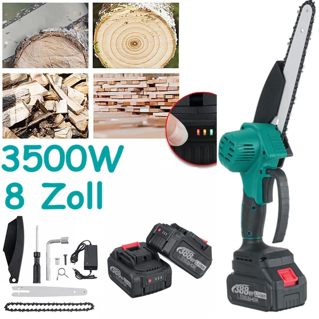 Kit Di Ricambio Barra E Catena "8" Da 8 Pollici Per Mini Motosega A Batteria - 7