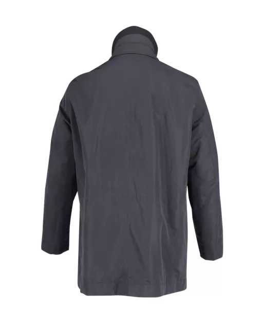 HUGO BOSS MEN'S Padded Zip Parka Coat In Black Nylon In Black - L £414. ...
