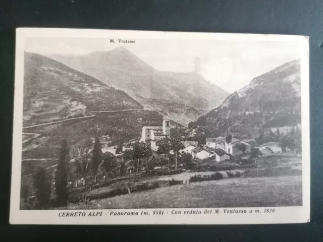 Cartolina Cerreto Alpi F.p.  Viaggiata