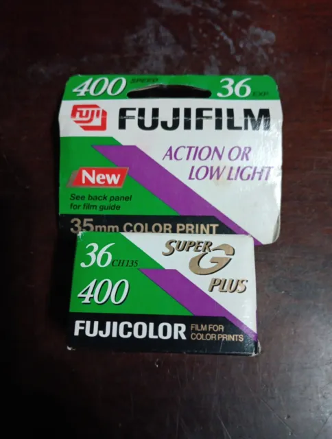 Vintage FUJI 400 36 Fujifilm SUPERIA X-TRA  35mm 36 EXP Color Print Film