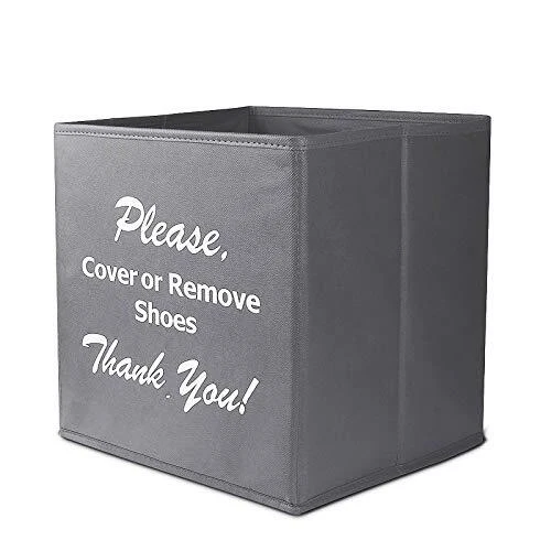 Large Shoe Covers Box, Opert Disposable Shoe Bootie Holder Real Estate Agent