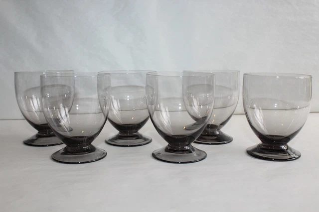 Set 6 Verres A Vin En Cristal de Plomb Rouge Weissweingläser