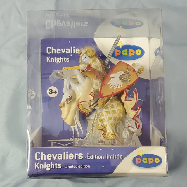 Papo Chevaliers Knights Limited Edition Creative Play Horse VHTF NEW NOS RETIRED