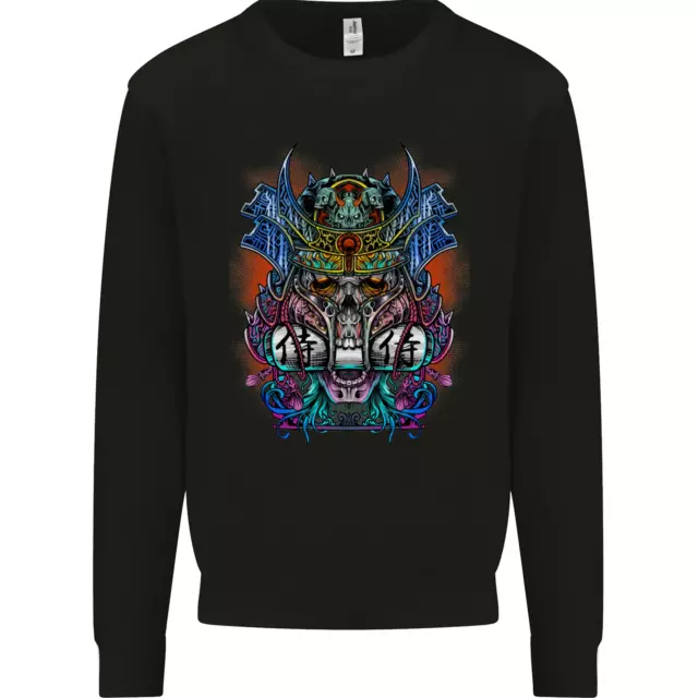 Samurai Teschi Giappone Japanes Mma Uomo Felpa Maglione