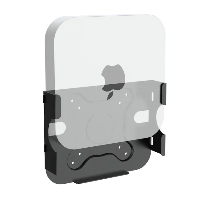 Mac Mini Mount Solid Steel Mount Fits on Wall/Behind Monitor/Under Desk