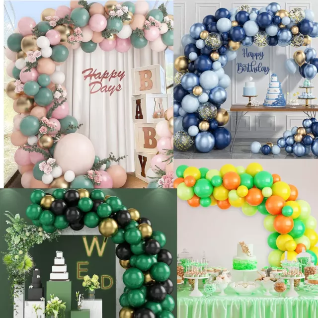 Balloon Arch Kit +Balloons Garland Birthday Wedding Party Baby Shower Decor UK 2