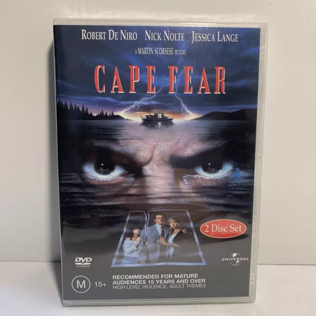 Cape Fear Dvd Martin Scorsese Film Movie Region 2+4 New Sealed Robert De Niro