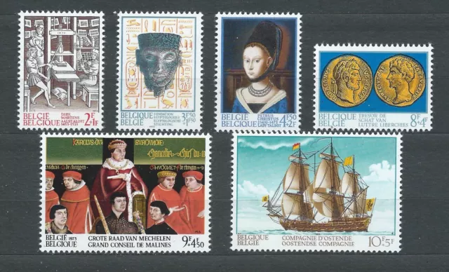 BELGIË BELGIQUE - 1973 YT 1669 à 1674 - TIMBRES NEUFS** MNH LUXE