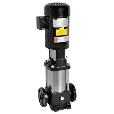 Dayton 5Uwj9 Multi-Stage Booster Pump, 2 Hp, 208 To 240/480V Ac, 3 Phase, 1-1/4