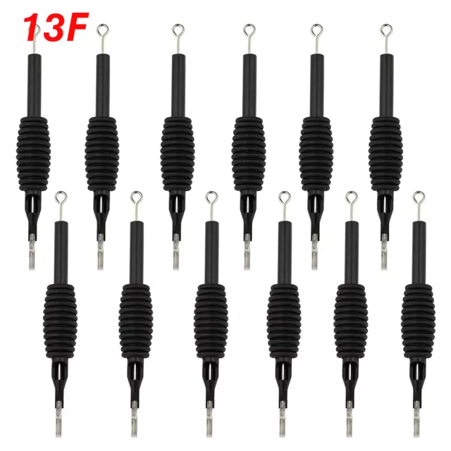 OPHIR 12 PIEZAS/Lote de puntas de boquilla de aguja de tatuaje desechables RL/ RS/ F/ M1/M2 estéril