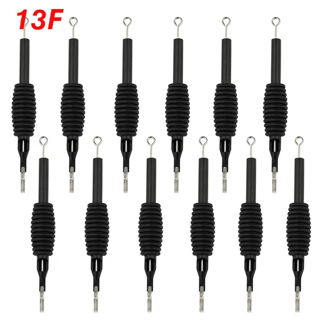 Ophir 12PCS / Lote Desechables Tatuaje Aguja Puntas Boquillas Rl / Rs / F/M1/M2