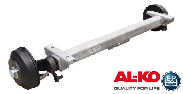 BPW Alko Original CB1505 - Asse rimorchio, 1500 kg, 1100 mm, LK 12 x 5, Humbaur 4627379418 46.27.379.418