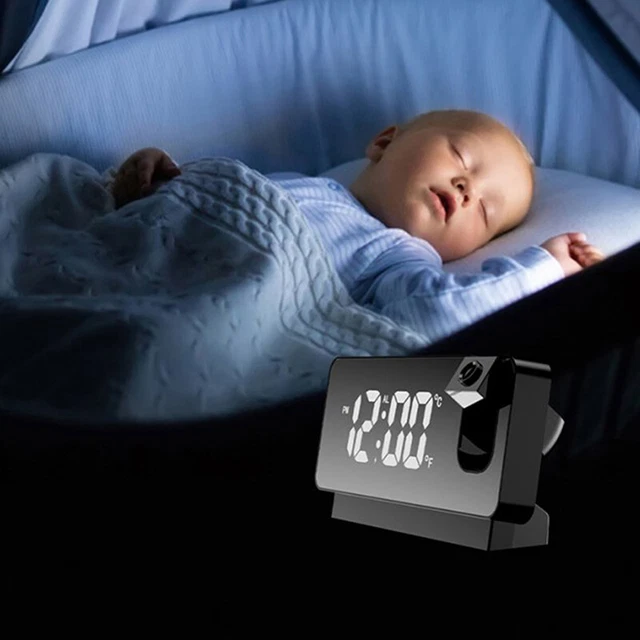 2023 NUOVA Sveglia Proiezione Digitale LED Tavolo Sveglia Elettronica con DS