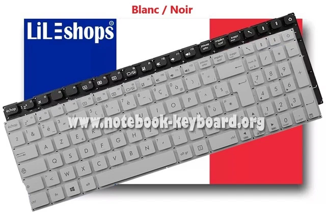 Topcase Tastiera Francese AZERTY Originale Per Asus X751N, X751NA, X751NV