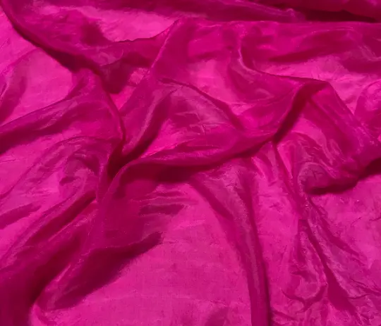Hand Dyed PINK ORCHID China Silk HABOTAI Fabric