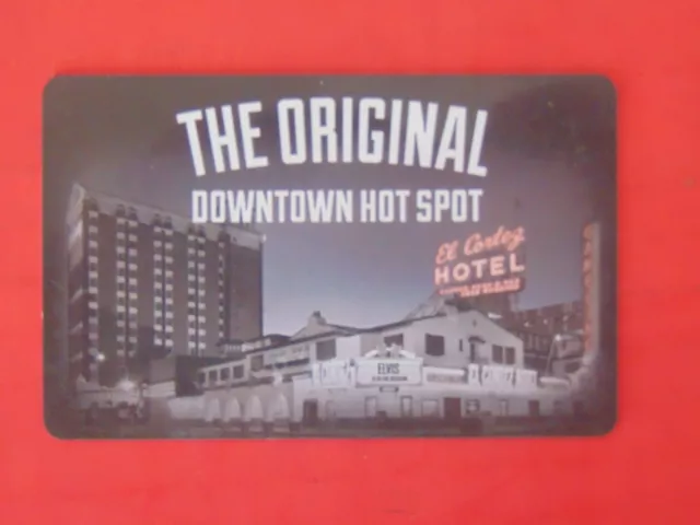 CASINO EL CORTEZ Hotel Room Key Card Las Vegas NV The Original Downtown Hot Spot